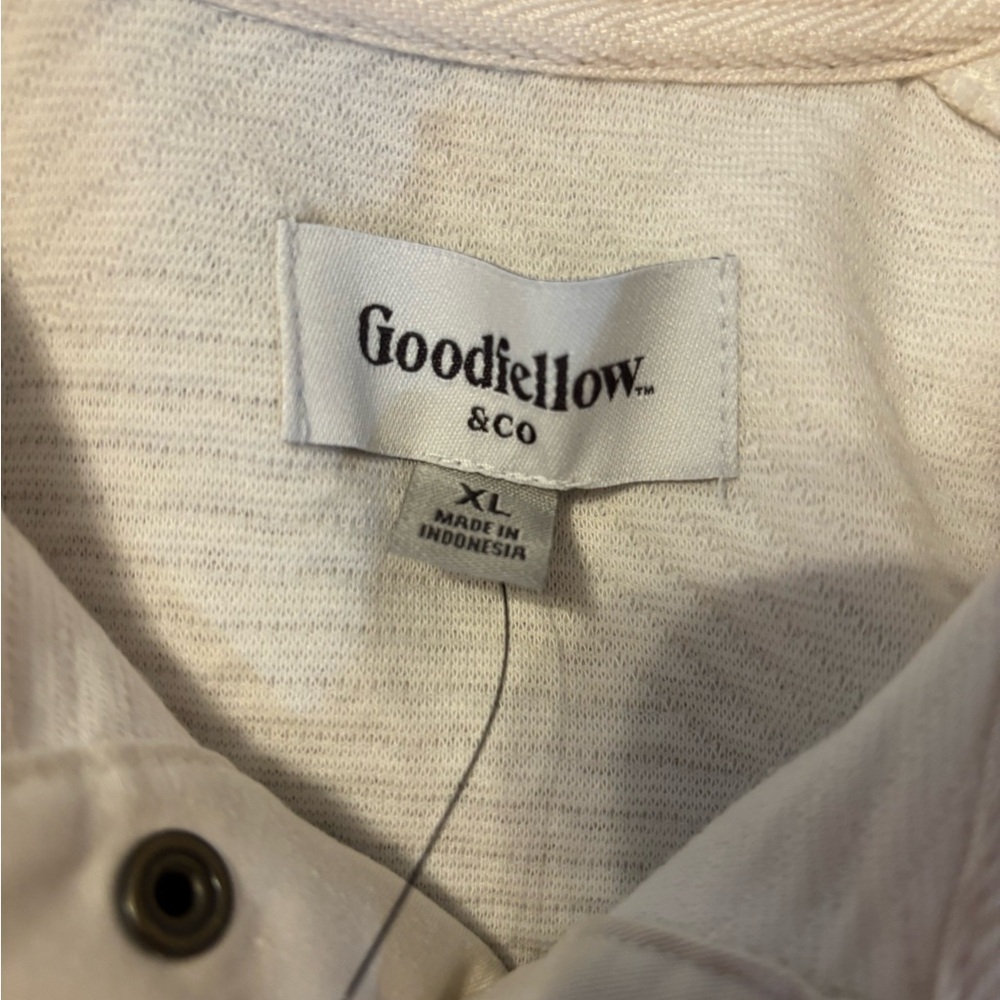 Goodfellow & Co Cream Button-Collar Sweater - Picture 6 of 11